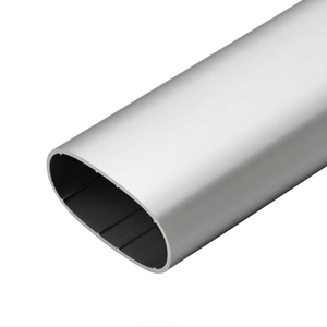 Tube elliptique en alliage d'aluminium 6063